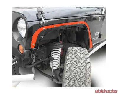 Steinjager Fender Deletes, Front Wrangler JK 2007-2018 Fluorescent Orange - J0048779