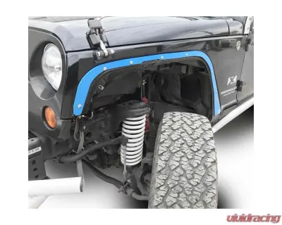 Steinjager Fender Deletes, Front Wrangler JK 2007-2018 Playboy Blue - J0048782