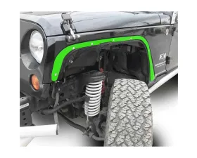 Steinjager Fender Deletes, Front Wrangler JK 2007-2018 Neon Green