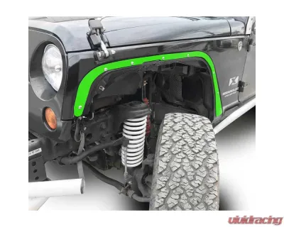Steinjager Fender Deletes, Front Wrangler JK 2007-2018 Neon Green - J0048784