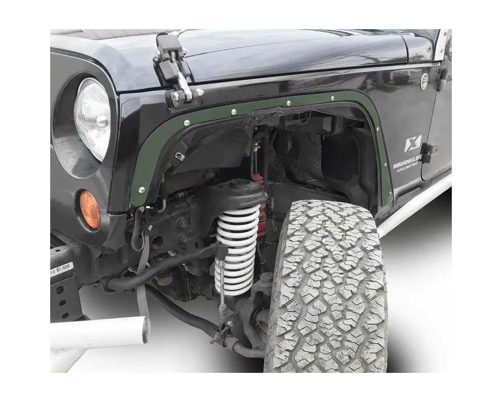 Steinjager Fender Deletes, Front Wrangler JK 2007-2018 Locas Green - J0048786
