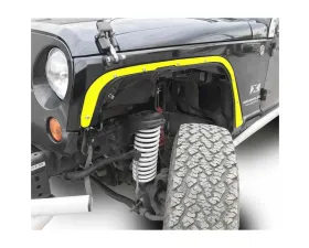 Steinjager Fender Deletes, Front Wrangler JK 2007-2018 Neon Yellow