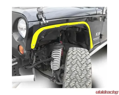 Steinjager Fender Deletes, Front Wrangler JK 2007-2018 Neon Yellow - J0048792