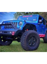 Steinjager Grab Handle Kit Wrangler JK 2007-2018 Rigid Design Front Hot Pink                                     - J0046505 - Image 4