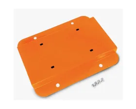 Steinjager License Plate Relocation Kit Jeep Wrangler JK 07-18 Fluorescent Orange