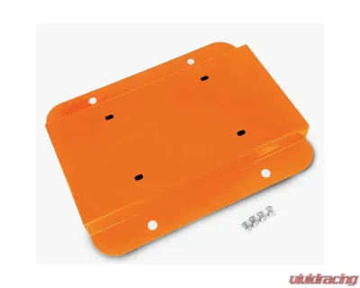 Steinjager License Plate Relocation Kit Jeep Wrangler JK 07-18 Fluorescent Orange - J0049070