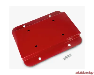 Steinjager License Plate Relocation Kit Jeep Wrangler JK 07-18 Red Baron - J0049071