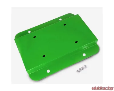 Steinjager License Plate Relocation Kit Jeep Wrangler JK 07-18 Neon Green - J0049075