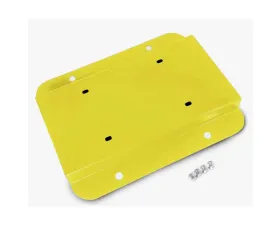 Steinjager License Plate Relocation Kit Jeep Wrangler JK 07-18 Neon Yellow