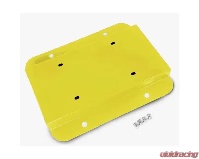 Steinjager License Plate Relocation Kit Jeep Wrangler JK 07-18 Neon Yellow - J0049083