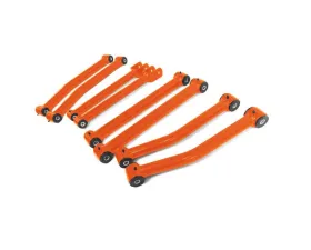 Steinjager 2.5-4.0 Inch Lift Control Arms Kit Fluorescent Orange Wrangler JK 2007-2018