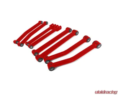 Steinjager 2.5-4.0 Inch Lift Control Arms Kit Red Baron Wrangler JK 2007-2018 - J0049096