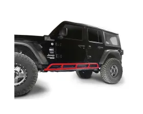 Steinjager Rock Slider (Red Baron) Jeep Wrangler JL 4-Door 2018-2020