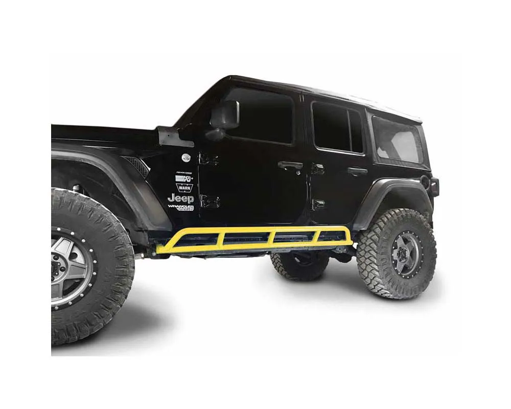 Steinjager Rock Slider (Lemon Peel) Jeep Wrangler JL 4-Door 2018-2020 - J0049193