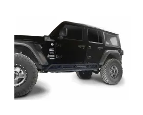 Steinjager Rock Slider (Texturized Black) Jeep Wrangler JL 4-Door 2018-2020
