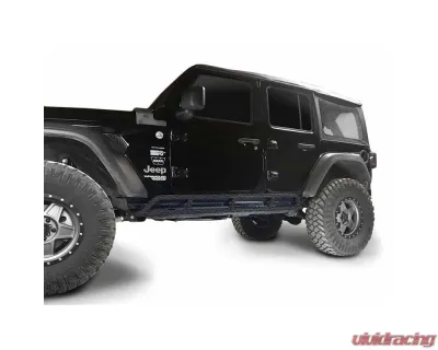 Steinjager Rock Slider (Texturized Black) Jeep Wrangler JL 4-Door 2018-2020 - J0049198