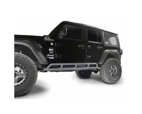 Steinjager Rock Slider (Gray Hammertone) Jeep Wrangler JL 4-Door 2018-2020