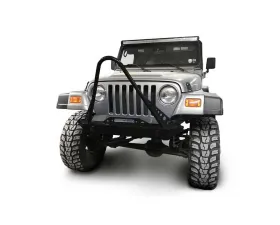 Steinjager Front Bumper w/ Stinger Black Jeep Wrangler TJ 1997-2006