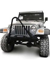 Steinjager Front Bumper w/ Stinger Black Jeep Wrangler TJ 1997-2006                                     - J0049285 - Image 3
