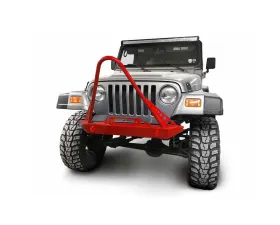 Steinjager Front Bumper w/ Stinger Red Baron Jeep Wrangler TJ 1997-2006