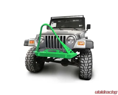 Steinjager Front Bumper w/ Stinger Neon Green Jeep Wrangler TJ 1997-2006 - J0049291