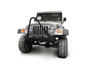 Steinjager Front Bumper w/ Stinger Texturized Black Jeep Wrangler TJ 1997-2006