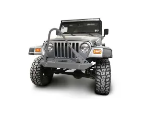 Steinjager Front Bumper w/ Stinger Gray Hammertone Jeep Wrangler TJ 1997-2006