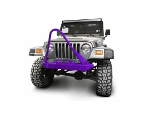 Steinjager Front Bumper w/ Stinger Sinbad Purple Jeep Wrangler TJ 1997-2006