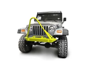 Steinjager Front Bumper w/ Stinger Neon Yellow Jeep Wrangler TJ 1997-2006