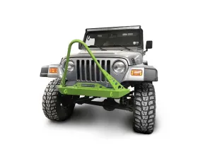 Steinjager Front Bumper w/ Stinger Gecko Green Jeep Wrangler TJ 1997-2006