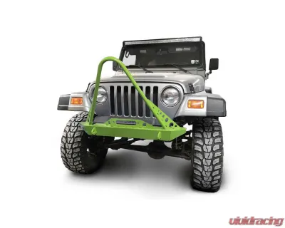Steinjager Front Bumper w/ Stinger Gecko Green Jeep Wrangler TJ 1997-2006 - J0049300