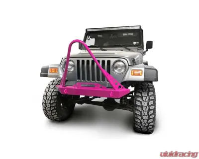 Steinjager Front Bumper w/ Stinger Hot Pink Jeep Wrangler TJ 1997-2006 - J0049301