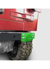Steinjager Rear D-Ring Mount Bumperette (Neon Green) Jeep Wrangler TJ 1997-2006                                     - J0049119 - Image 3