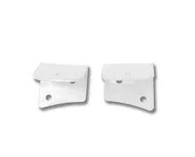 Steinjager Cloud White Lower Windshield Mount Brackets Jeep Wrangler TJ 1997-2006