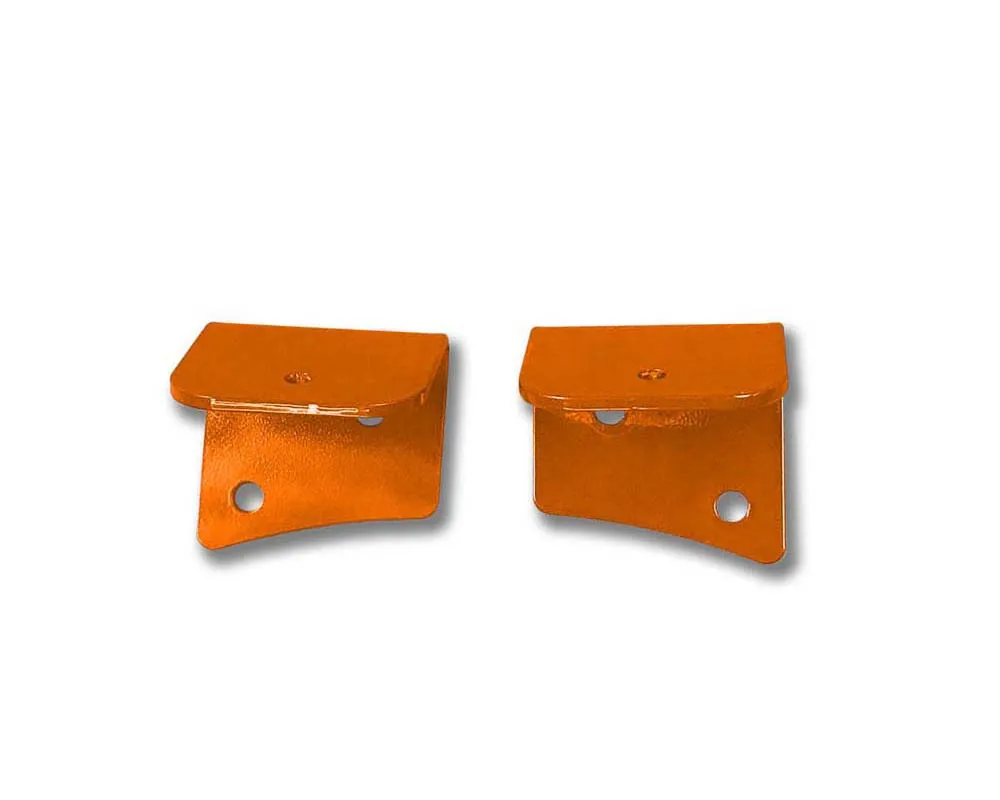 Steinjager Lower Windshield Light Mount Kits Fluorescent Orange Jeep Wrangler JK | TJ 2007-2018 - J0049154