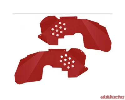 Steinjager Ace Engineering Fenders Inner Front Red Baron Jeep Wrangler JK 2007-2018 - J0054230