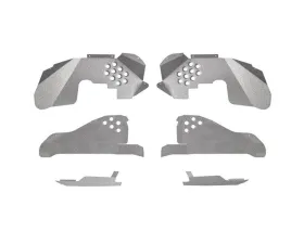 Steinjager Ace Engineering Fenders Inner Front Fits Falcon Shocks Gray Hammertone Jeep Wrangler JK 2007-2018
