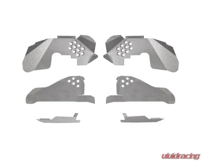 Steinjager Ace Engineering Fenders Inner Front Fits Falcon Shocks Gray Hammertone Jeep Wrangler JK 2007-2018 - J0054439