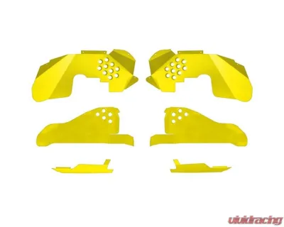 Steinjager Ace Engineering Fenders Inner Front Fits Falcon Shocks Neon Yellow Jeep Wrangler JK 2007-2018 - J0054442