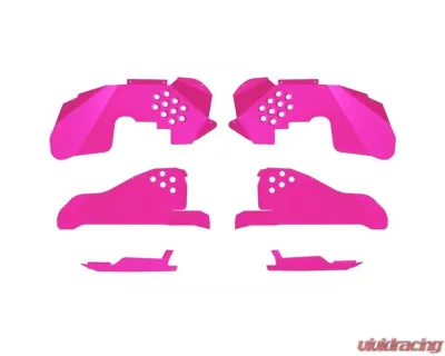 Steinjager Ace Engineering Fenders Inner Front Fits Falcon Shocks Hot Pink Jeep Wrangler JK 2007-2018 - J0054444