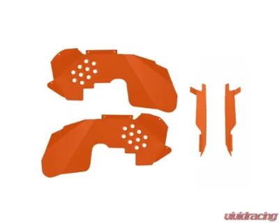 Steinjager Ace Engineering Fenders Inner Front & Inserts Fluorescent Orange Jeep Wrangler JK 2007-2018 - J0054449