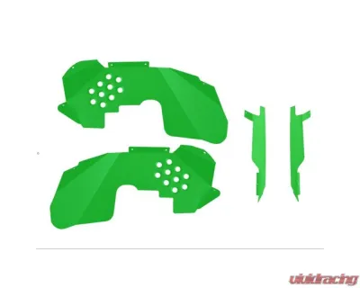Steinjager Ace Engineering Fenders Inner Front & Inserts Neon Green Jeep Wrangler JK 2007-2018 - J0054454