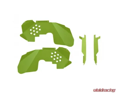 Steinjager Ace Engineering Fenders Inner Front & Inserts Gecko Green Jeep Wrangler JK 2007-2018 - J0054463