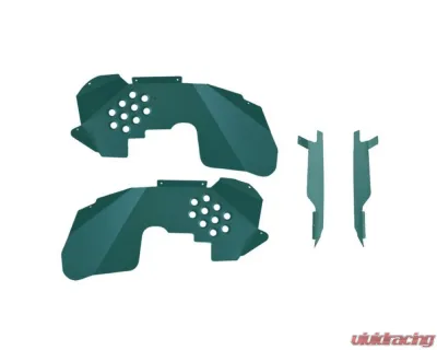 Steinjager Ace Engineering Fenders Inner Front & Inserts Fits Falcon Shocks Teal Jeep Wrangler JK 2007-2018 - J0054486