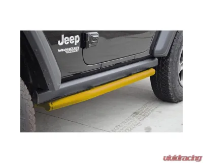 Steinjager Ace Engineering Armor Rock Sliders Lemon Peel Jeep Wrangler JL 2 Door 2018-2023 - J0055040