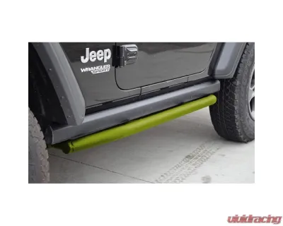 Steinjager Ace Engineering Armor Rock Sliders Gecko Green Jeep Wrangler JL 2 Door 2018-2023 - J0055050