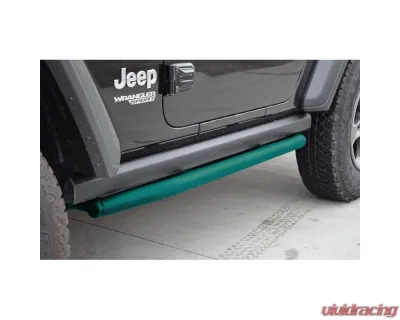 Steinjager Ace Engineering Armor Rock Sliders Teal Jeep Wrangler JL 2 Door 2018-2023 - J0055053