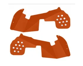 Steinjager Ace Engineering Fenders Inner Front Only Fluorescent Orange Jeep Wrangler JL | Gladiator JT 2018-2023
