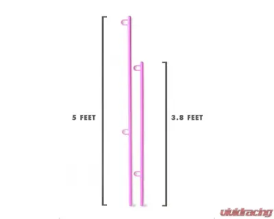 Steinjager 6.5 Feet Flag Pole Kit Black - J0053651