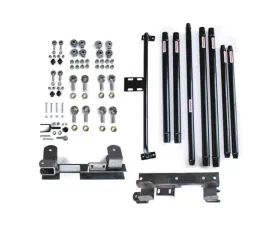 Steinjager Black DOM Tubing Long Arm Travel Kit Jeep Wrangler TJ MT 2003-2006
